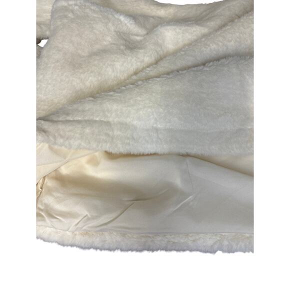 Hem & Thread Women’s Small Sherpa Pullover Cream Chevron Quarter Zip NWT - Picture 6 of 10